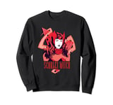 Marvel Scarlet Witch Shades of Red Wanda Maximoff Avengers Sweatshirt