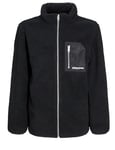 JACK&JONES JUNIOR Jjebradley Teddy Veste JNR Jacket, Noir, 16 Ans Garçon