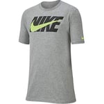 Nike SWSH QT T-Shirt Mixte Enfant, DK Grey Heather, FR : XL (Taille Fabricant : XL)