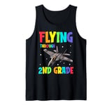 Flying Through 2nd Grade Fighter Jet Back To School Tank Top