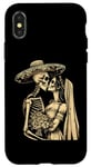 Coque pour iPhone X/XS Day Dead Squelette Mariage Couple Mari Femme Dia de