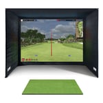 OneSwing Golf Simulator Enclosure - 3.4 x 2.47 x 1.5 m