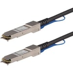 StarTech.com Câble QSFP+ à connexion directe de 50 cm - Conforme à MSA - Cordon QSFP+ 40G - Câble Twinax passif - Câble DAC (QSFP40GPC05M)