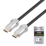 NÖRDIC-SERTIFISERT KABLER 5m Ultra High Speed HDMI 2.1 8K 60Hz 4K 120Hz 48Gbps Dynamic HDR eARC VRR gullbelagte kontakter