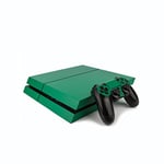 Premium PS4 PlayStation 4 Colourful Vinyl Wrap / Skin / Cover for PS4 Console and PS4 Controllers: Matte Green