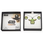 SalesOne Star Wars The Mandalorian The Child Grogu Necklace & Earrings Set