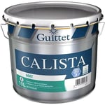 Guittet - Peinture professionnelle Calista haut de gamme, impeccable Mat-Velours blanc 10L Votre teinte: Peinture Blanche - Conditionnement: 10 Litres