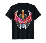 Power Rangers Megazord Retro Helmet Polygon Style T-Shirt