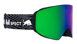 Red Bull Spect Eyewear Snow Goggle JAM-02, black/green snow, rose with green mirror, S.2 HIGH CONTRAST