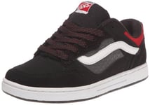 Vans Fontana, Baskets mode garçon - Noir (Black/Pewter/Re), 36 EU (4.5)