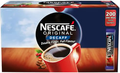 Nescafé Original Instant Decaffeinated Coffee, 200 Sachets X 1.8G