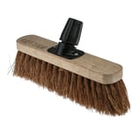 Balai RS PRO pour Intérieur et extérieur 280mm, avec brosse Coco Naturel, Marron ( Prix pour 1 )