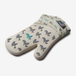 Steam Stop Silicone Single Oven Glove Hen Design