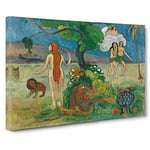 Paradise Lost By Paul Gauguin Canvas Print for Living Room Bedroom Home Office Décor, Wall Art Picture Ready to Hang, 30 x 20 Inch (76 x 50 cm)