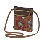 Harry Potter Railway-Action Mini Vertical Shoulder Bag, Brown