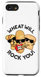 Coque pour iPhone SE (2020) / 7 / 8 Wheat Will Rock You Funny Food Jeu de mots