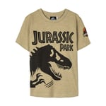 Barn T-shirt med kortärm Jurassic Park Brun - 5 år