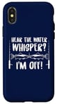 iPhone X/XS Fishing Quote Hear The Water Whisper Fisherman Sounds Case