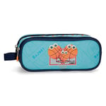 Enso Basket Family Trousse double compartiment Bleu 23x9x7 cms Polyester