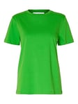 Selected Femme Women's Slfmyessential SS O-Neck Tee Noos T-Shirt, Classic Green, XS