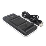 Jeux vidéo,Support de charge double pour contrôleur PS5, Base de charge pour manette de jeu PS5, chargeur USB - Type Black