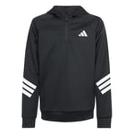 adidas Mixte Enfant All Sports NXT Hoodie, Black/White, 9-10 Years