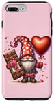 iPhone 7 Plus/8 Plus Pink Valentines Day Gnome Accessories Valentines Chocolate Case