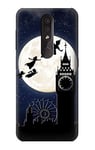 Peter Pan Fly Full Moon Night Case Cover For Nokia 4.2