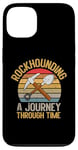 Coque pour iPhone 13 Collection de minéraux Rockhounding : un voyage dans le temps