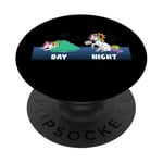 Sleep All Day Play Games All Night Unicorn Gamer PopSockets PopGrip Adhésif