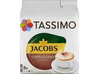 Coffee Capsules Tassimo Cappuccino Classico (Compatible With Bosch Tassimo Capsule Machines), 8+8 Pcs.