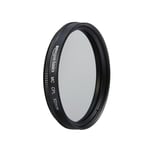 Amazon Basics - 52 mm Filtre de Protection Polarisant Circulaire pour des Couleurs Plus Profondes, Réduction des Reflets et des Éblouissements, Multi-Couches, Protège contre la Poussière