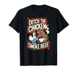 Barbeque Chicken BBQ Smoke Beef Funny Smoker T-Shirt