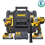 DeWalt DCK2052H1E1T-GB 18V XR Twin Kit + 1 x 5Ah & 1 x 1.7Ah Powerstack Battery