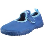 Playshoes Uv Protection Aqua Shoe Classic, Unisex Kids' Beach & Pool Shoes - Blue, Child 2.5 UK (18/19 EU)