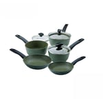 Prestige Eco Pan Set Non Stick Induction and Dishwasher Safe Cookware - 5 Piece