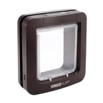 Sureflap Grande chatiere a puce électronique marron