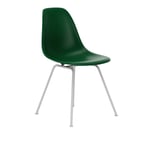 Vitra - Eames RE Plastic Chair DSX 17 Emerald, White Base - Matstolar - Charles & Ray Eames - Grön - Metall/Plast