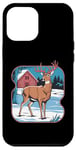 Coque pour iPhone 12 Pro Max Design rétro Pop-Art avec motif de cerf et vintage