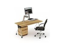 Maclean Mc-728 - Monteringssats (Kopphållare, Vesa Monteringsfäste, Bolt-Through Desk Mount, Justerbar Arm För Tangentbord Och Skärm, Dubbelt Skrivbordsfäste, Vikbar Tangentbordsplattform) - För Lcd-Bildskärm/Tangentbord - Plast, Aluminium, Stål - S