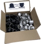 90 NAKED Nespresso compatible Coffee Pods - Silver. Black (2 X 45)