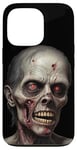 Coque pour iPhone 13 Pro Zombie horreur costume Halloween sanglant effrayant