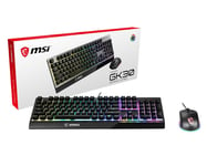 Msi S11-04de601-cla Clavier Souris Incluse Jouer Usb Qwertz Allemand