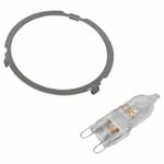 Genuine Siemens Cooker Hood Light Lamp Lens Cover & Bulb Repair Set