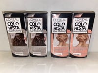 L’Oreal Paris Colorista Hair Make Up Shimmer 4 X 30ml White Gold & Pink Gold