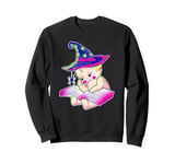 Kewpie Baby Witch Spider Magic Spell Tattoo Flash Sweatshirt