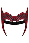 Lixinya Costume de sorcière - Masque - Accessoire de tête - Bandeau - Casque de fête d'Halloween - Costume pour femme