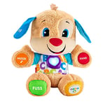 Fisher-Price Puppy Eveil Progressif | Peluche Musicale et Interactive | Plus de 75 Chansons et 3 Niveaux D'apprentissage | Jouet bébé 6 Mois et Plus pour Filles et Garçons, Version: Allemande, FPM50