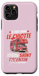 Coque pour iPhone 11 Pro Camping Car Couple Amoureux Humour Fête Saint Valentin