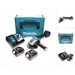 Dga 519 rfj Meuleuse d'angle sans fil 18 v 125 mm Brushless X-Lock + 2x batterie 3,0 Ah + chargeur + Makpac - Makita